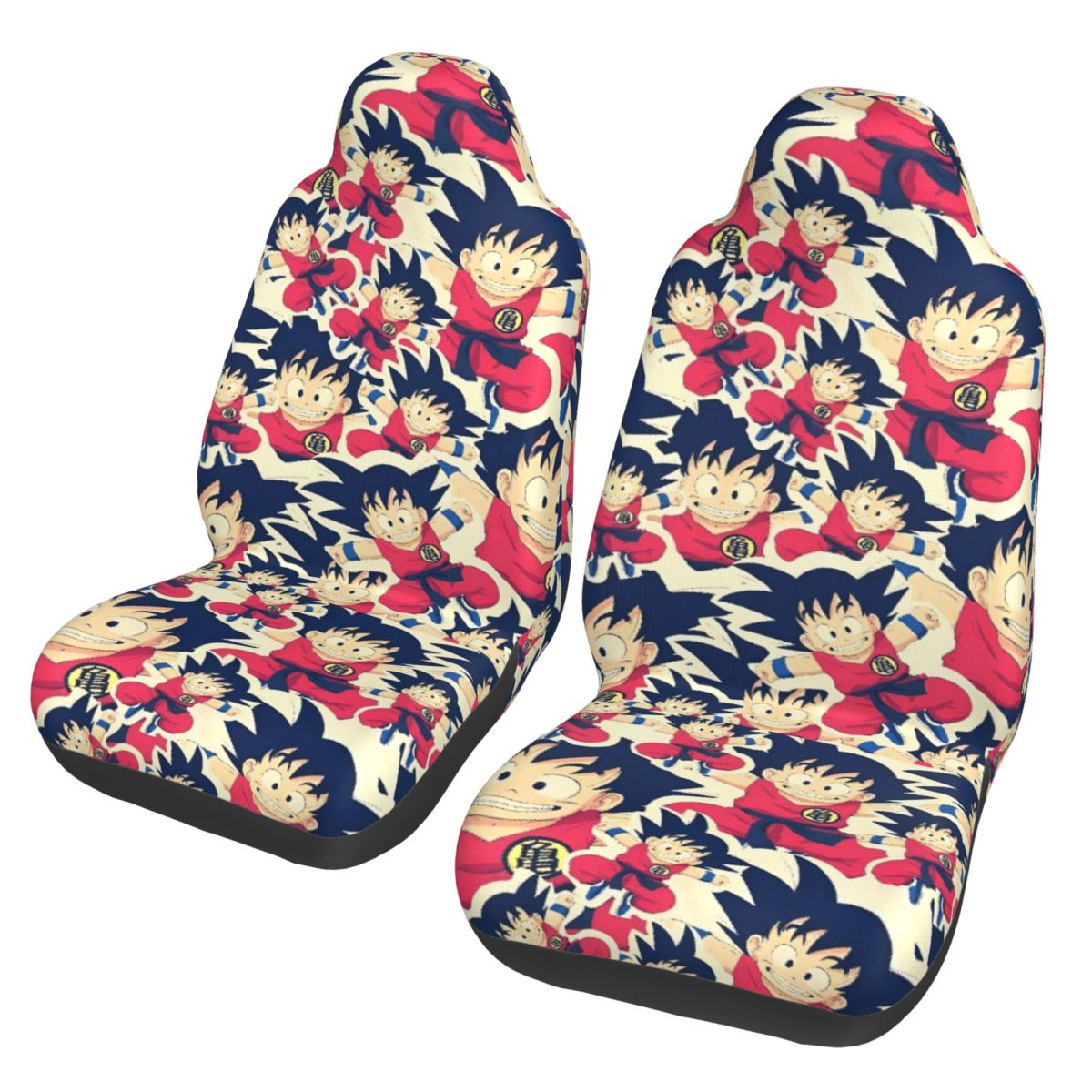 Cosplay Prop Pattern - DBZ Goku Pattern Universal Car Seat