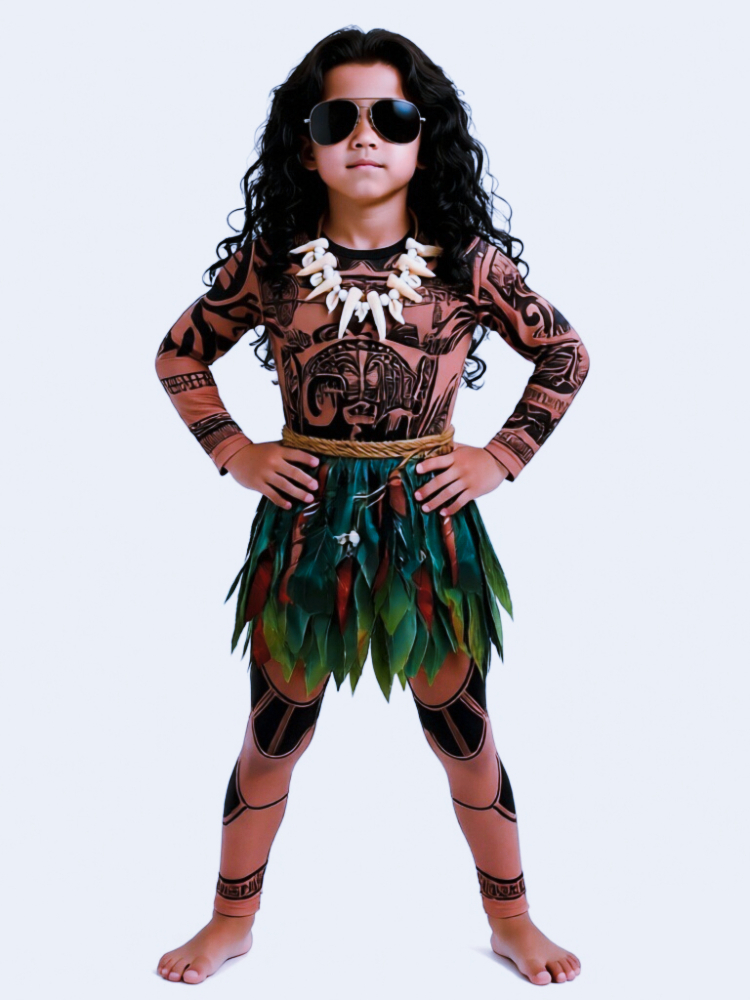 Cosplay Prop Pattern - Summer Moana Maui Kids Boys Costume