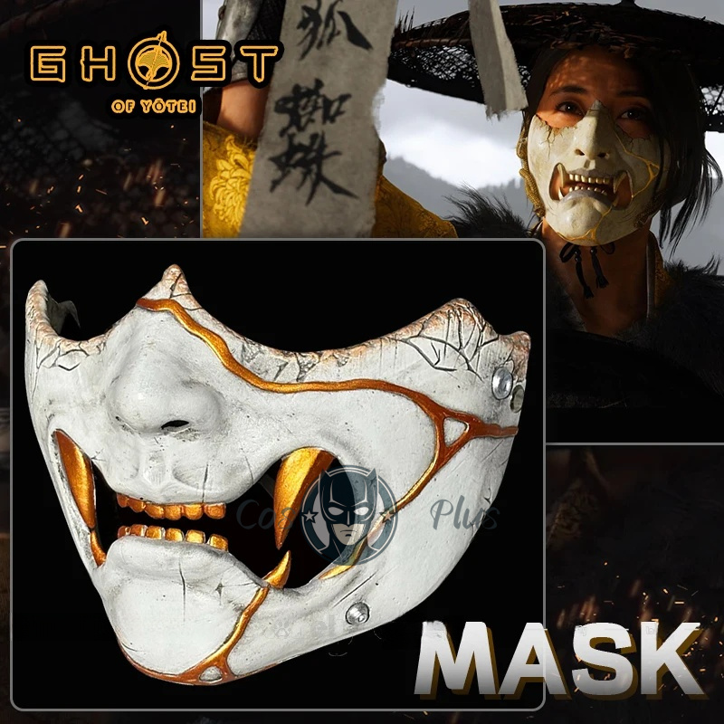 Cosplay Prop - Game Ghost of Yotei Atsu Mask
