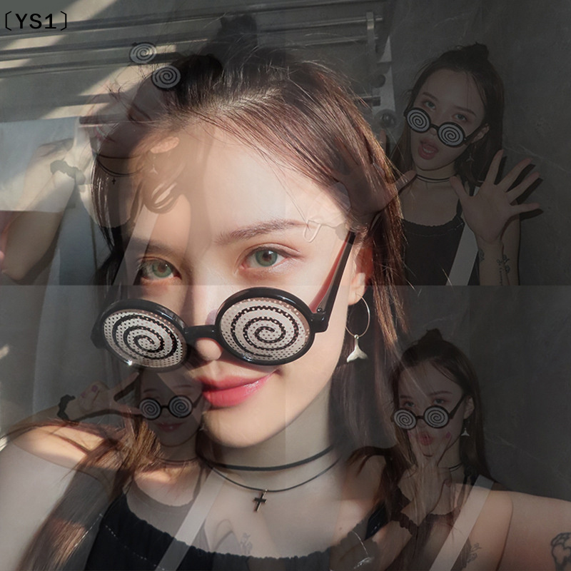 Cosplay Prop Pattern - 〔YS1〕New Cosplay Glasses Vertigo Pattern Funny