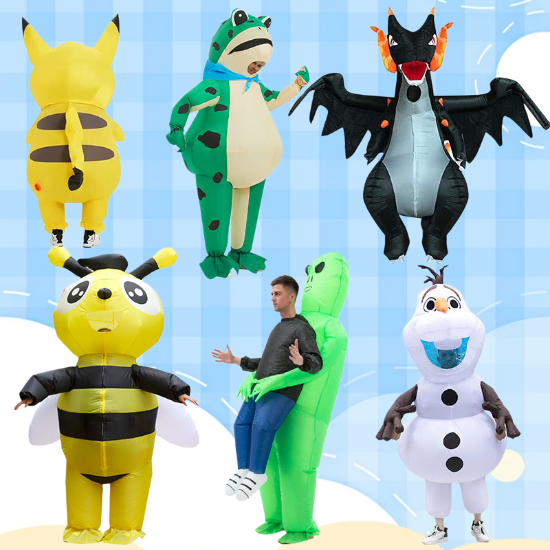 Cosplay Flame Prop - Adult Inflatable Costume Flame Dragon Gorgeous