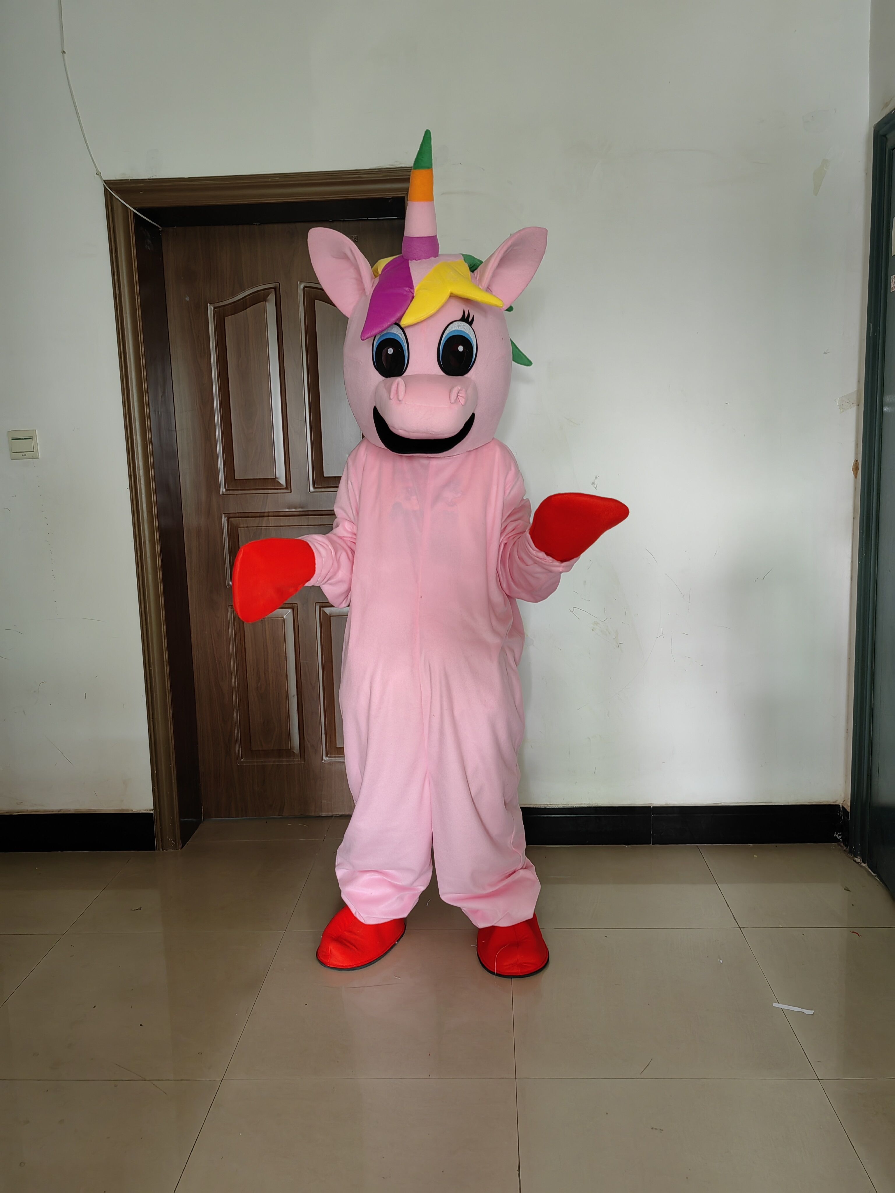 Adult Unicorn Mascot Costume C - Cosplay Prop Business incelemesi ve fiyatı