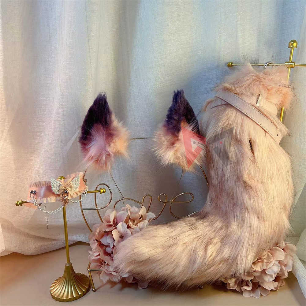 New Handmade Work Pink Fox Ear - Cosplay Prop Works incelemesi ve fiyatı