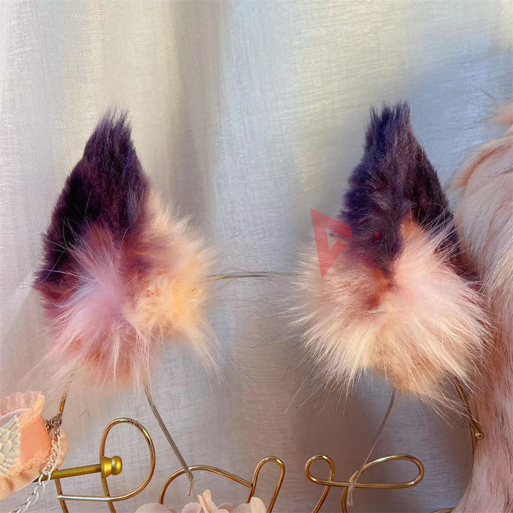 New Handmade Work Pink Fox Ear - Cosplay Prop Works incelemesi ve fiyatı