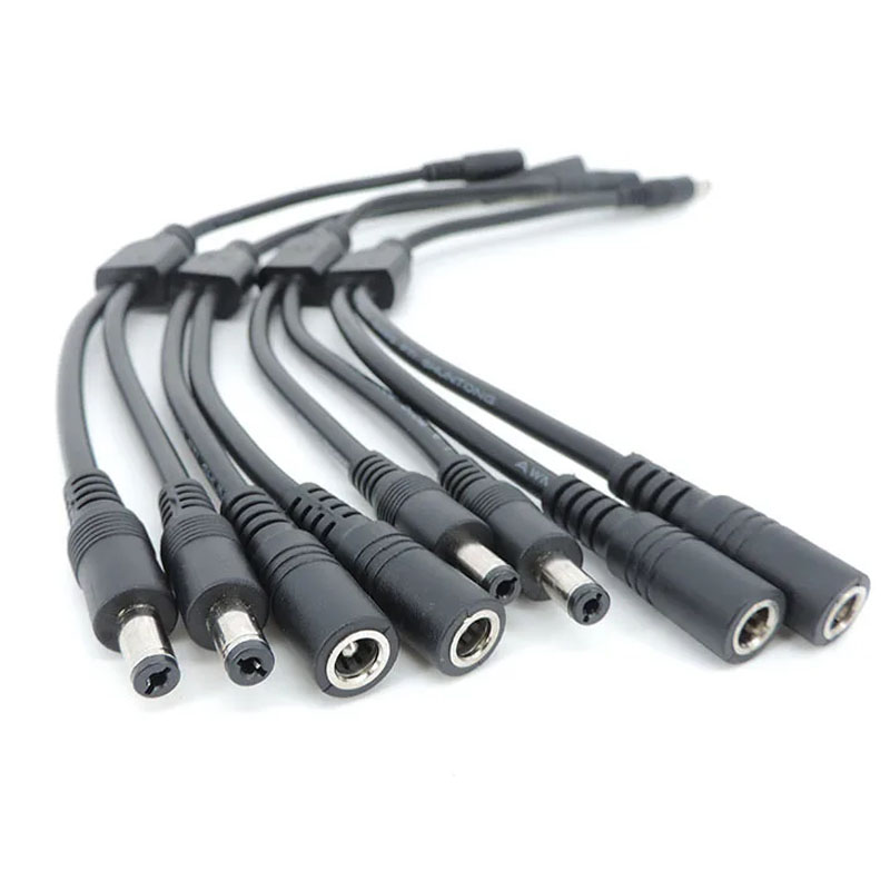 1PC DC 5.5mm*2.1mm 1 To 2 Conn - Led El Wire incelemesi ve fiyatı