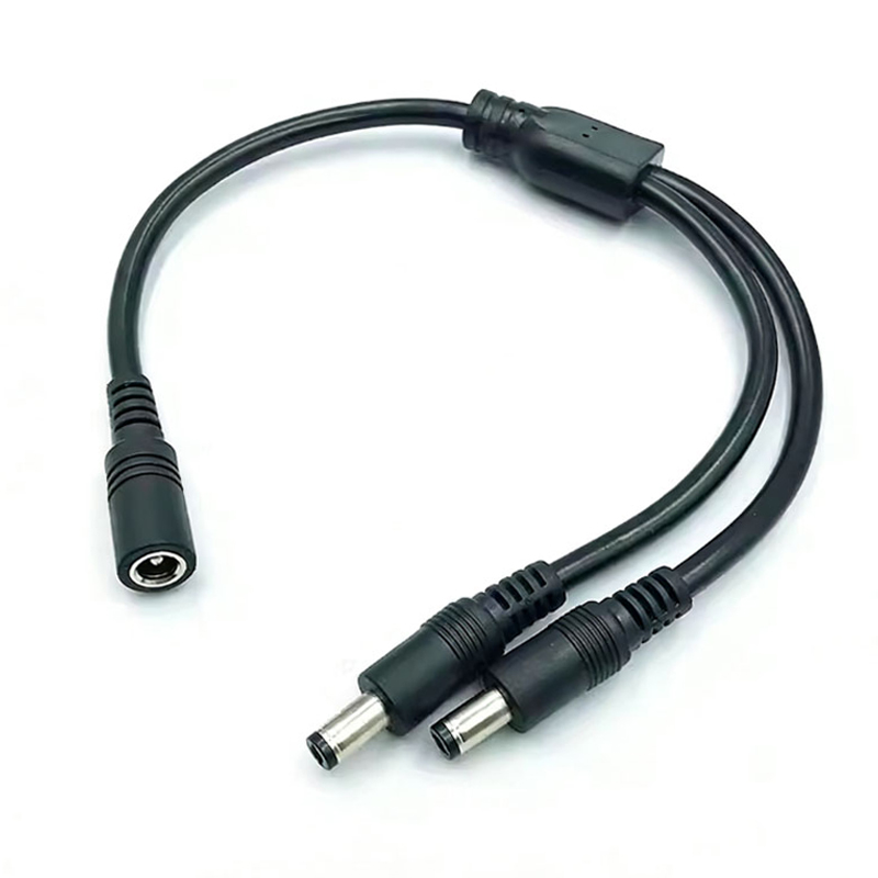 1PC DC 5.5mm*2.1mm 1 To 2 Conn - Led El Wire incelemesi ve fiyatı