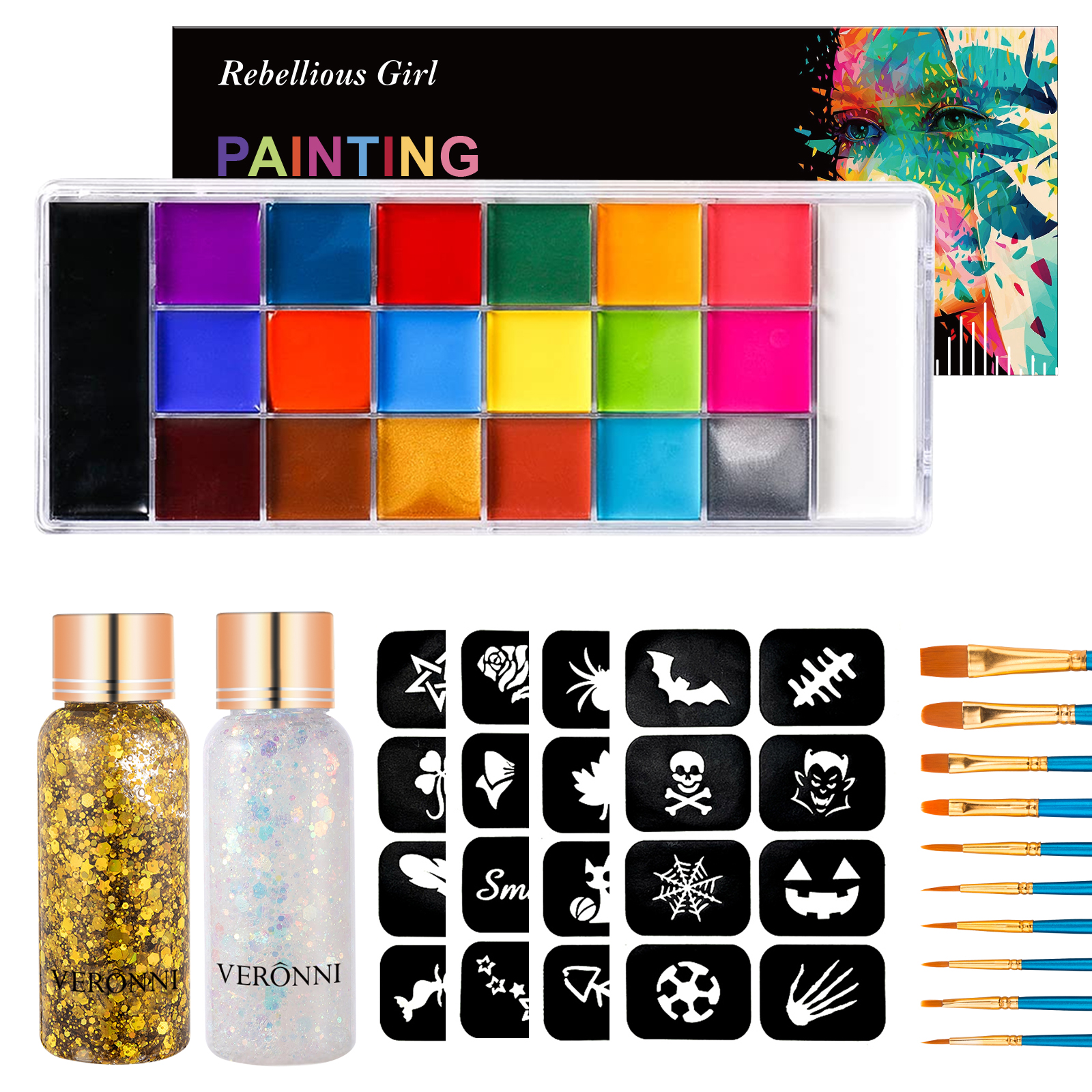 Face Body Paint Palette Oil Ma - Body Paint Sfx incelemesi ve fiyatı