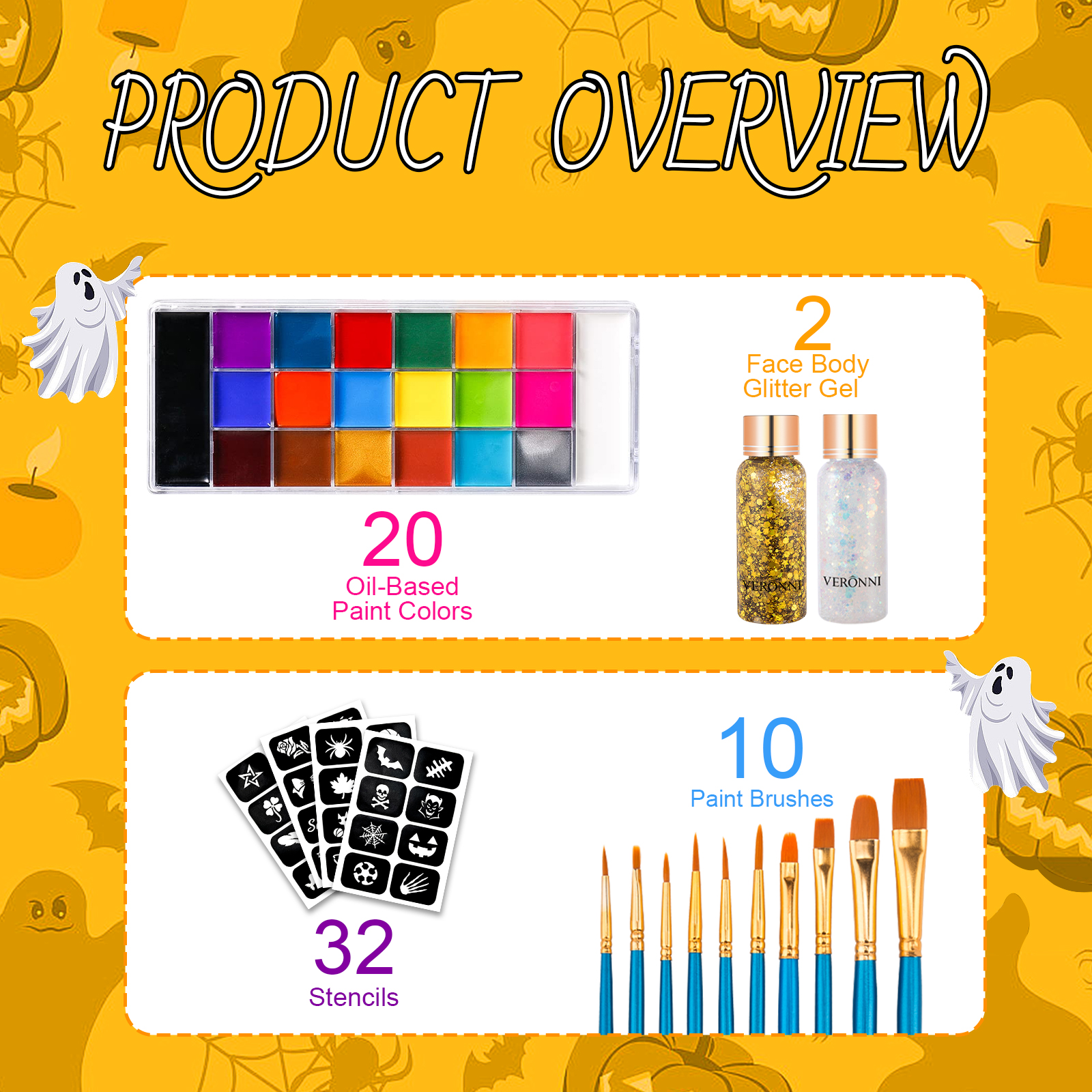 Face Body Paint Palette Oil Ma - Body Paint Sfx incelemesi ve fiyatı