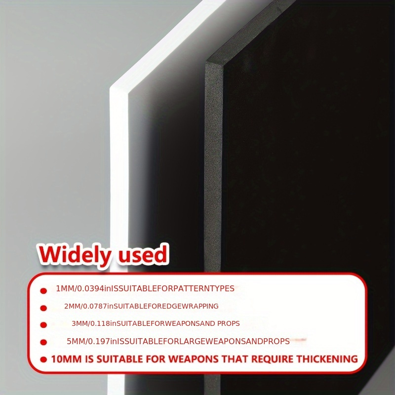 EVA Foam Board 14x39 Inch, 3mm - Cosplay Prop Foam Board incelemesi ve fiyatı