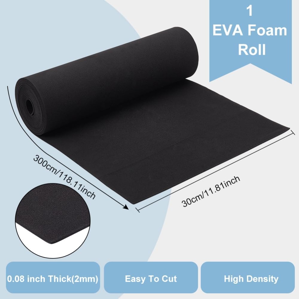 EVA Foam Craft Sheets Black 30 - Craft Foam Roll incelemesi ve fiyatı