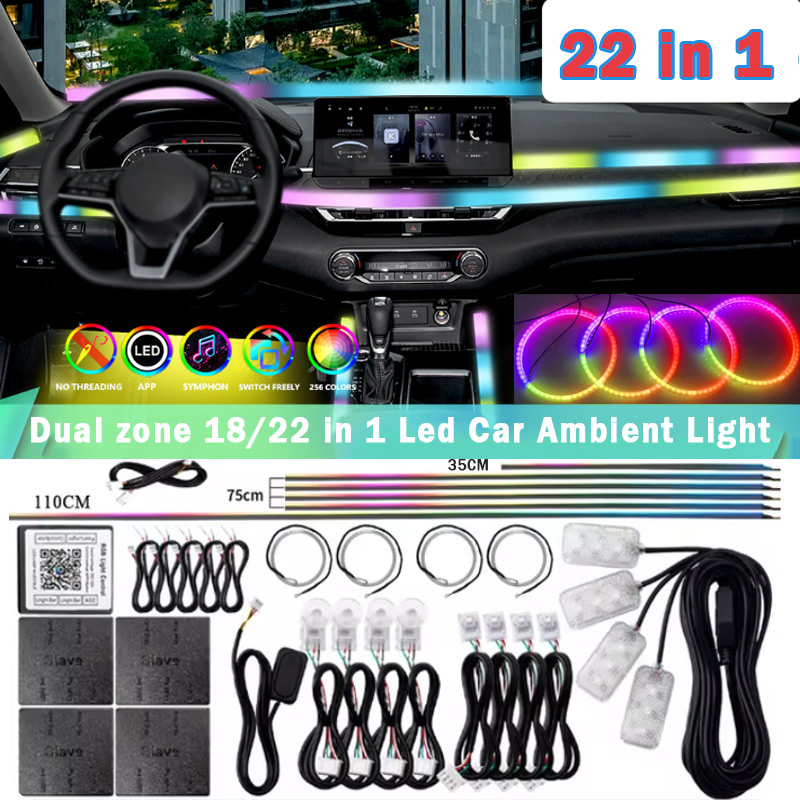 18/22 in 1 Acrylic Led Car Amb - Led El Wire incelemesi ve fiyatı
