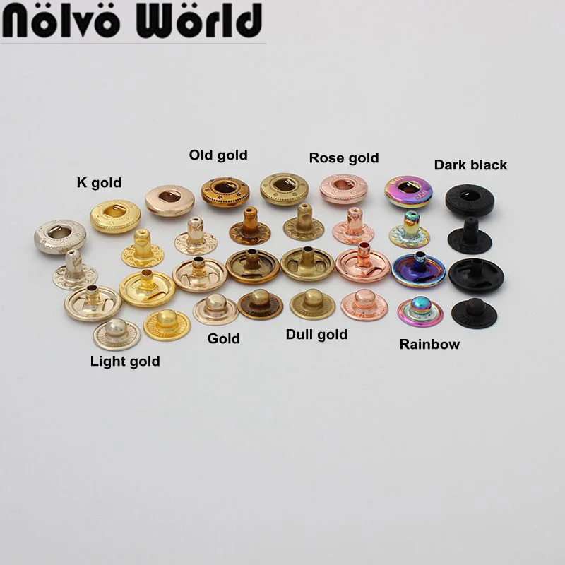 20-100 Sets Rainbow 12mm 10 Co - Snap Fastener Set incelemesi ve fiyatı