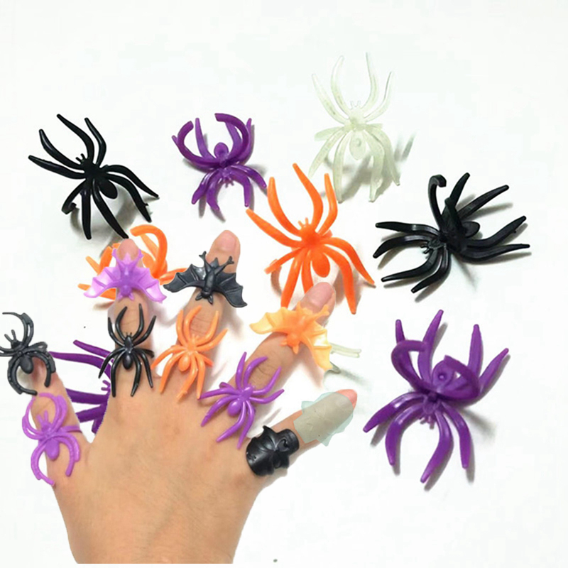30/60pcs Bat Spider Rings Gift - Cosplay Prop Filler incelemesi ve fiyatı