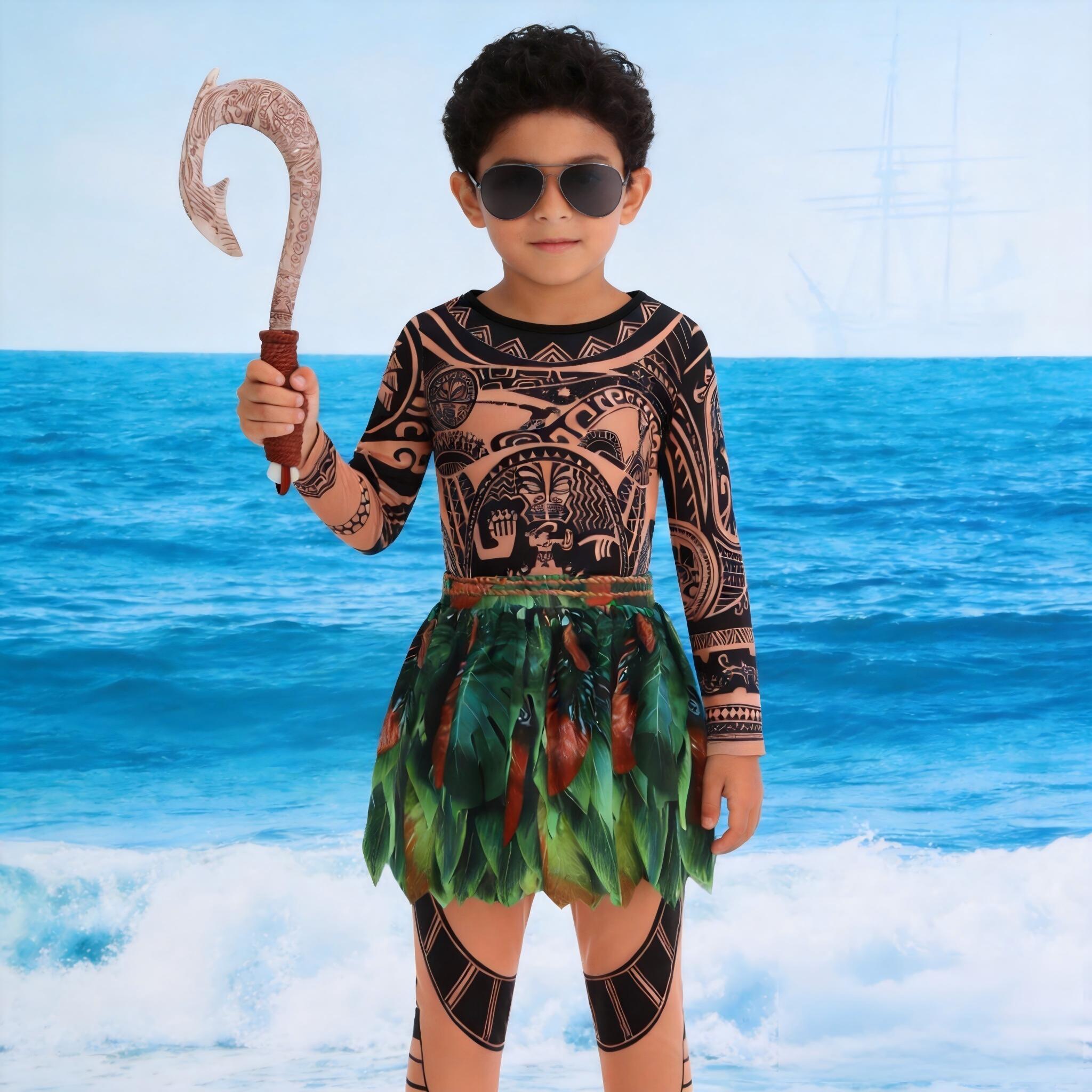 Summer Moana Maui Kids Boys Co - Cosplay Prop Pattern incelemesi ve fiyatı