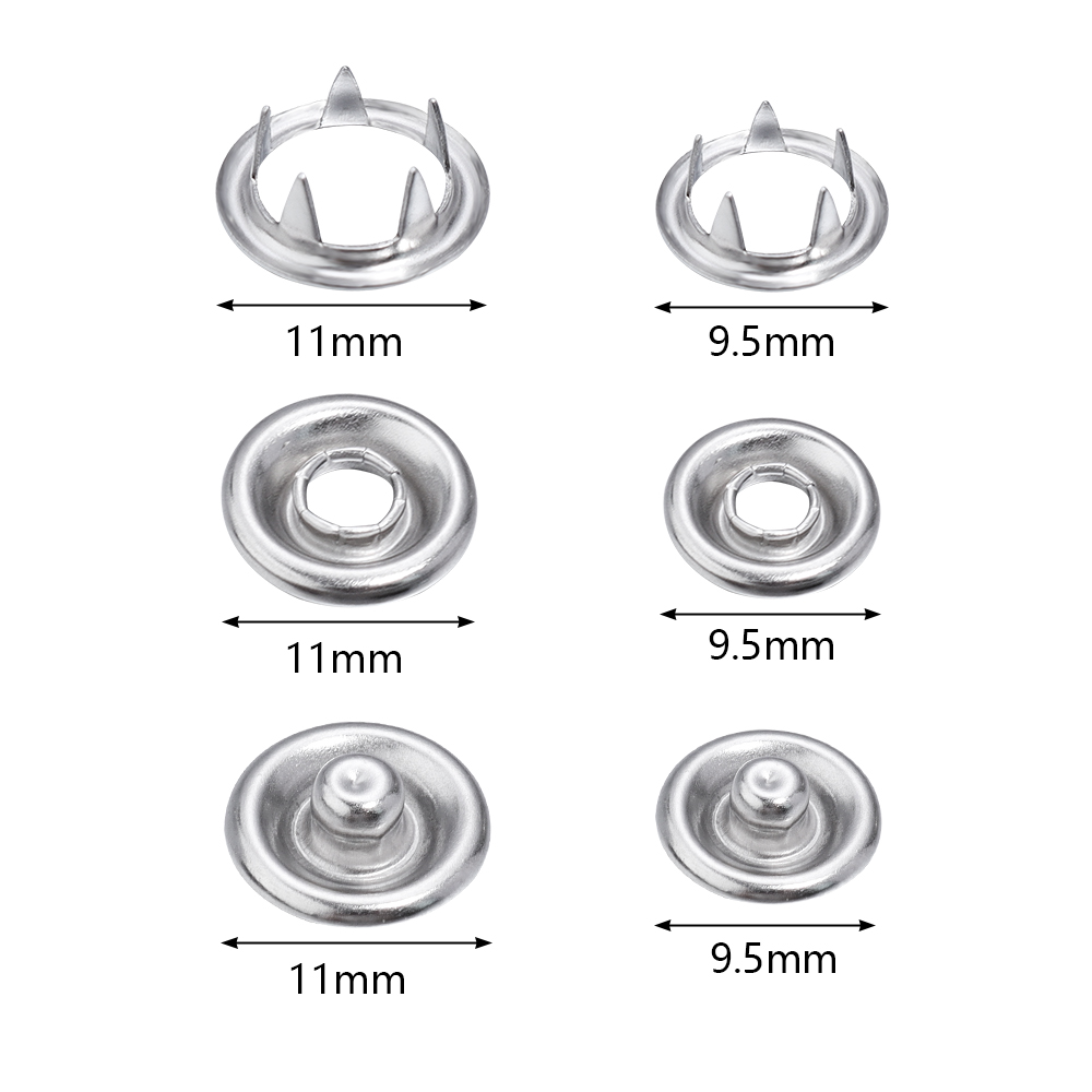 SAUVOO 50sets Iron Snap Button - Snap Fastener Set incelemesi ve fiyatı