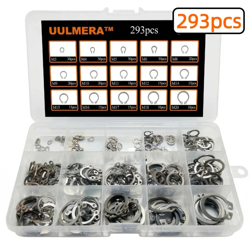 293Pcs M3-M20 304 Stainless St - Snap Fastener Set incelemesi ve fiyatı