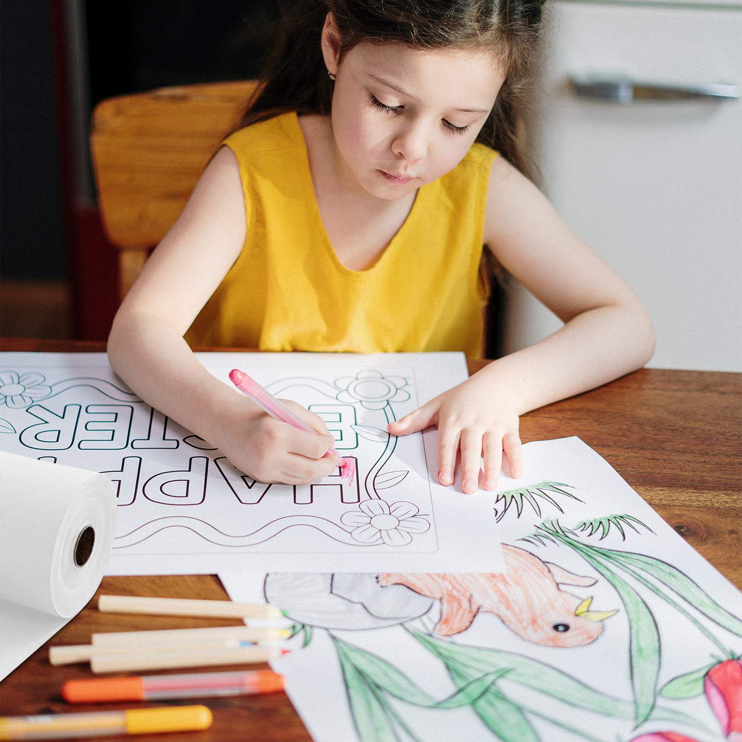 White/Black/Brown Kraft Paper  - Craft Foam Roll incelemesi ve fiyatı