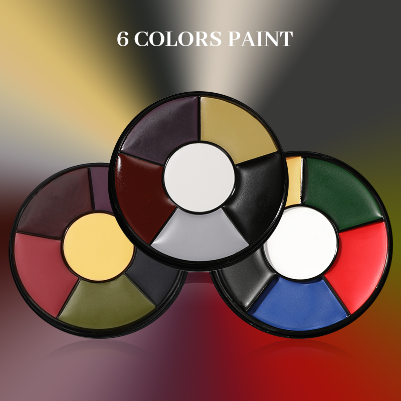 6 Color Oil Face Paint palette - Body Paint Sfx incelemesi ve fiyatı