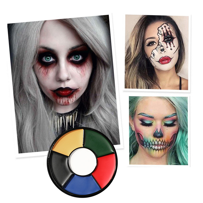 6 Color Oil Face Paint palette - Body Paint Sfx incelemesi ve fiyatı