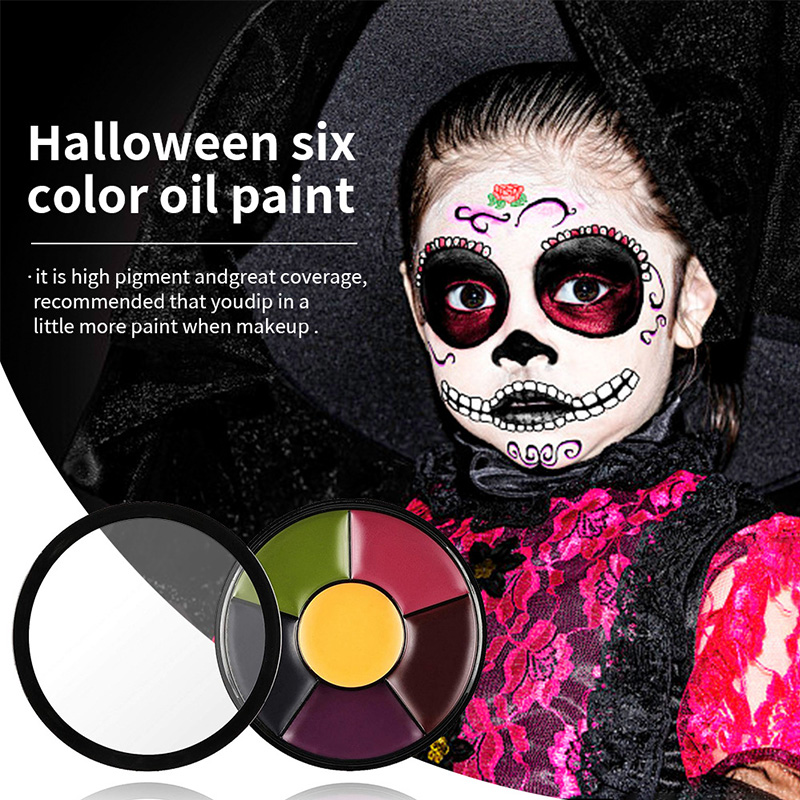 6 Color Oil Face Paint palette - Body Paint Sfx incelemesi ve fiyatı