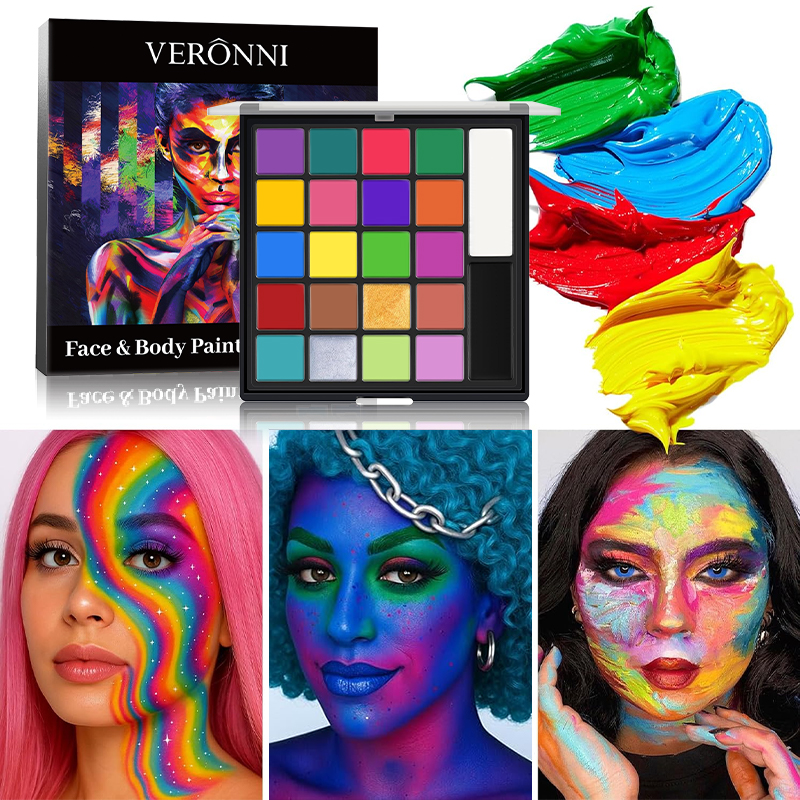 22-Color Face Body Paint Set O - Body Paint Sfx incelemesi ve fiyatı