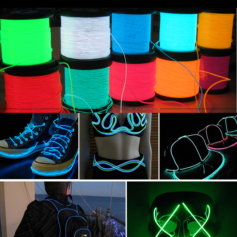 10/5/3M Glow EL Wire Neon Cabl - Led El Wire incelemesi ve fiyatı