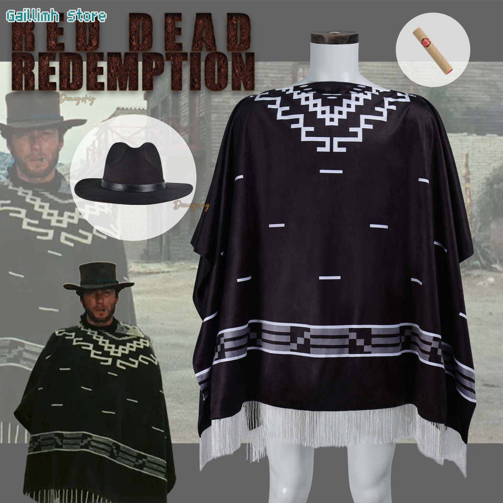 Movie Cosplay Clint Eastwood P - Cosplay Prop Pattern incelemesi ve fiyatı