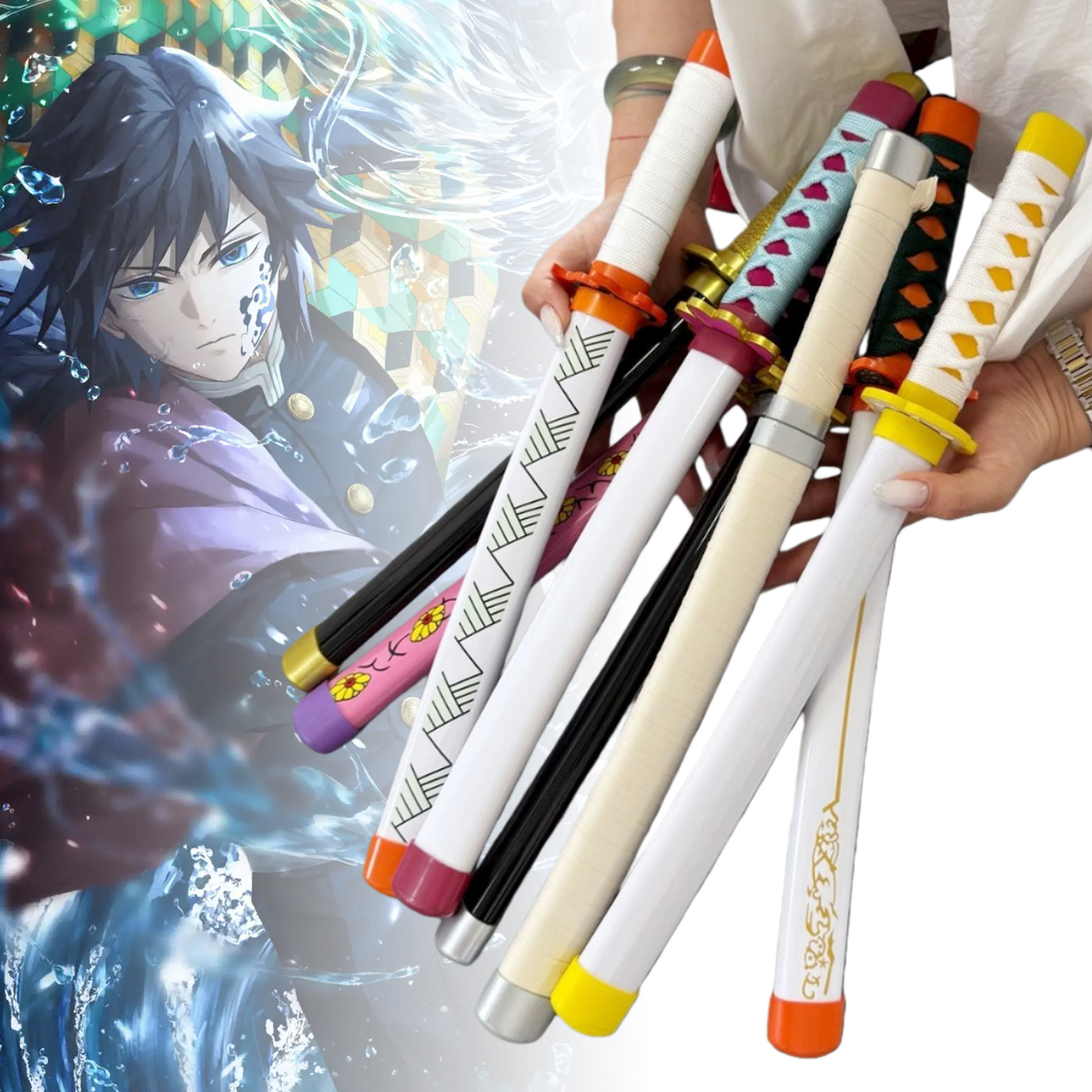 16inch Tomioka Giyuu Katana An - Cosplay Prop Katana incelemesi ve fiyatı