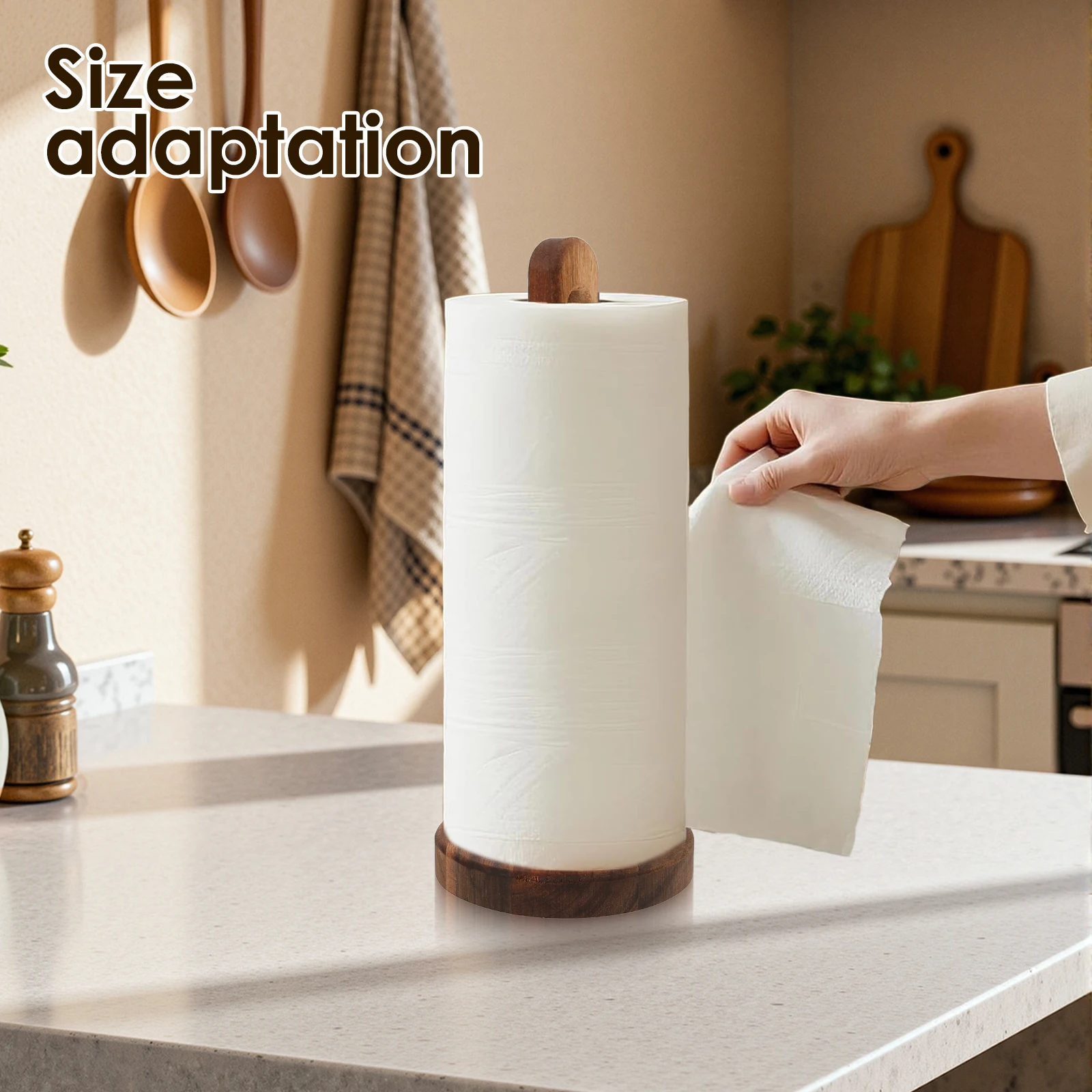 Wooden Paper Towel Holder Stan - Craft Foam Roll incelemesi ve fiyatı