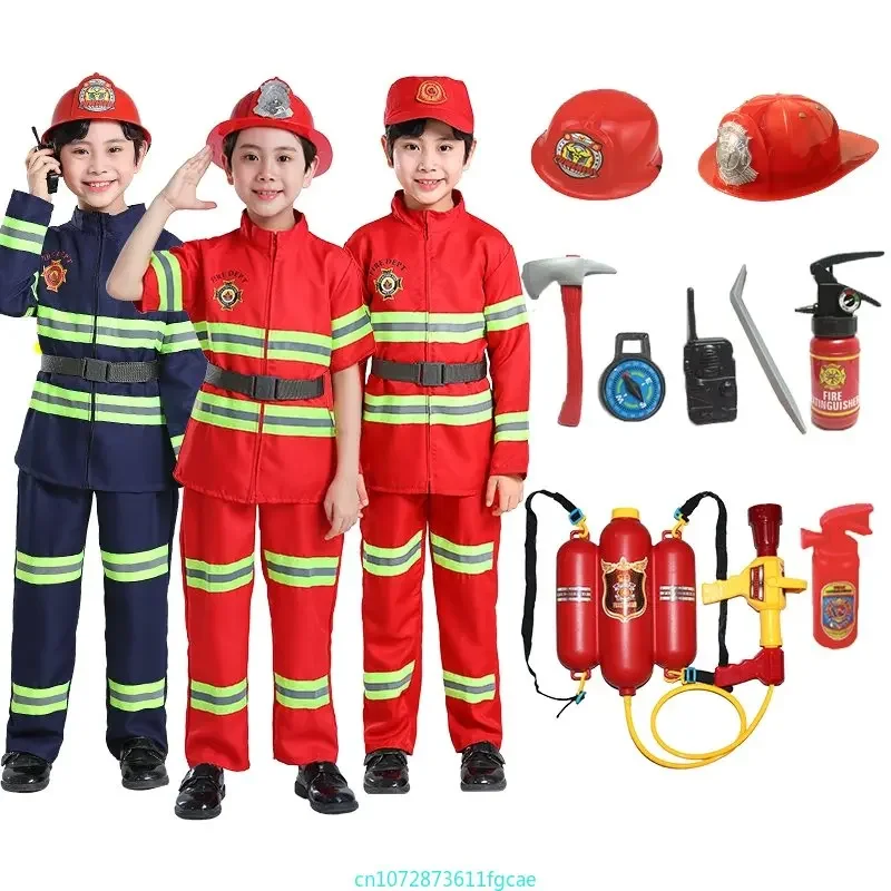 Children Firefighter Uniform S - Cosplay Prop Works incelemesi ve fiyatı