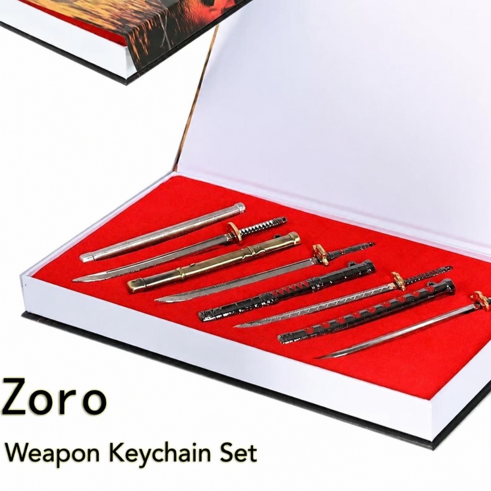 Anime One Piece Zoro Sword Key - Cosplay Prop Katana incelemesi ve fiyatı