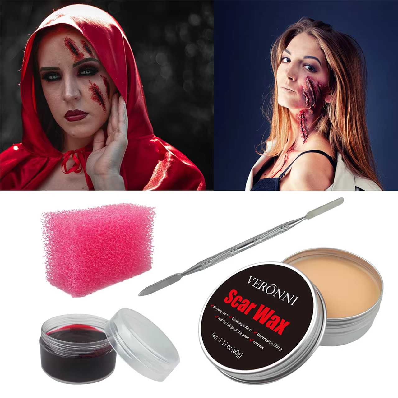 SFX Makeup Kit Scars Wax Hallo - Body Paint Sfx incelemesi ve fiyatı