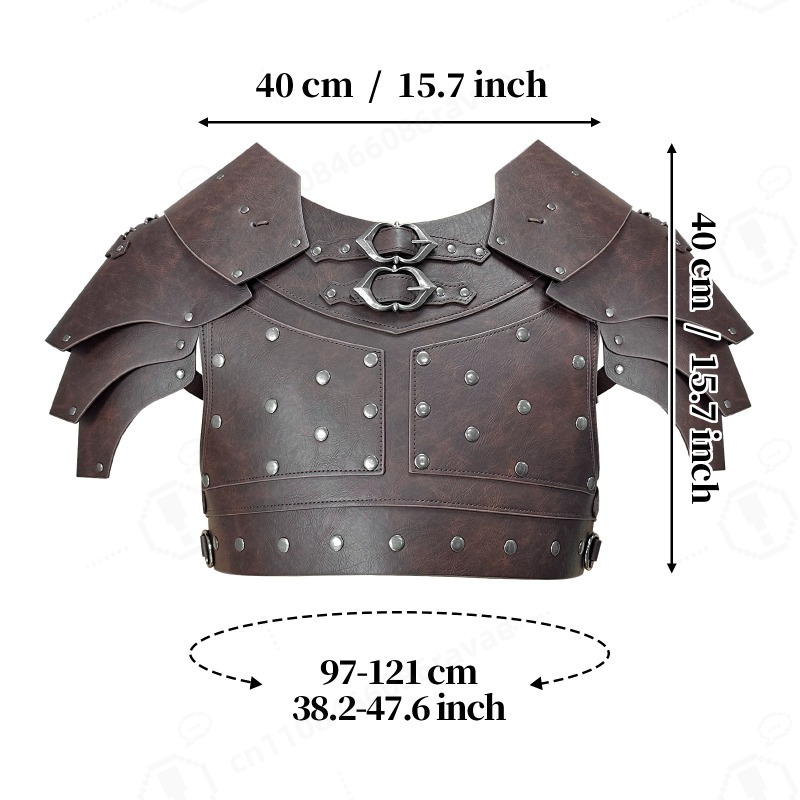 Medieval Studded Shoulder Ches - Cosplay Prop incelemesi ve fiyatı