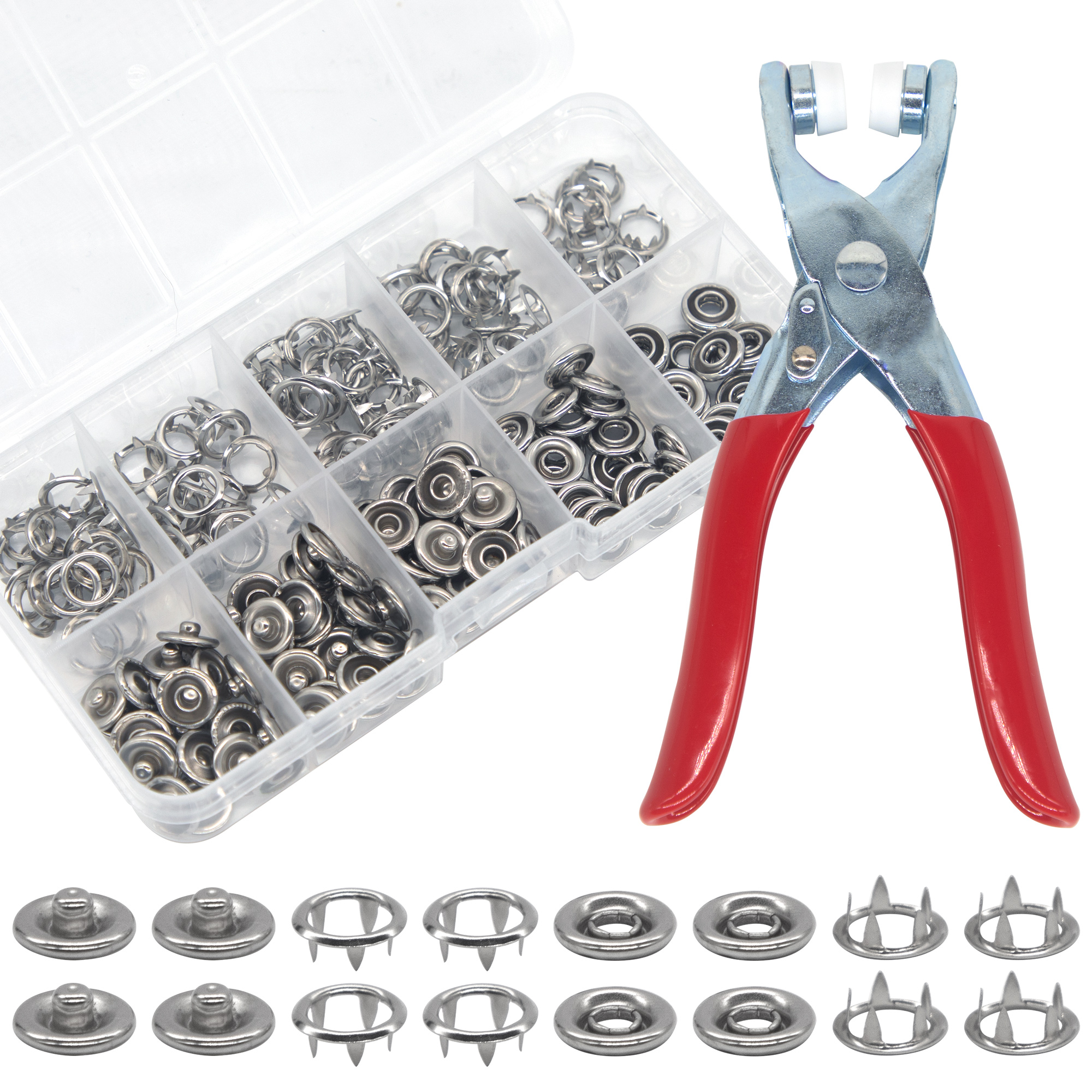 50 Sets Snap Fasteners Kit Too - Snap Fastener Set incelemesi ve fiyatı