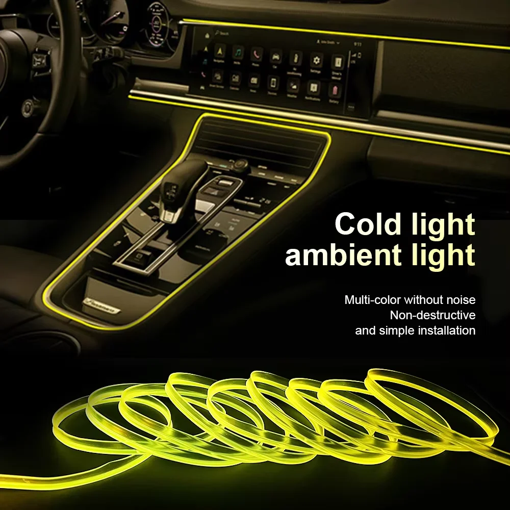 1/3/5M Car Interior Light Deco - Led El Wire incelemesi ve fiyatı