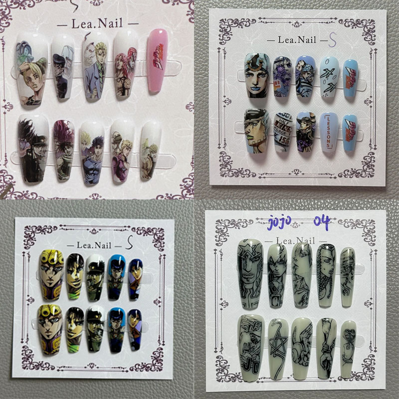 JOJO Nail Art Student Anime Ca - Cosplay Prop Diy incelemesi ve fiyatı