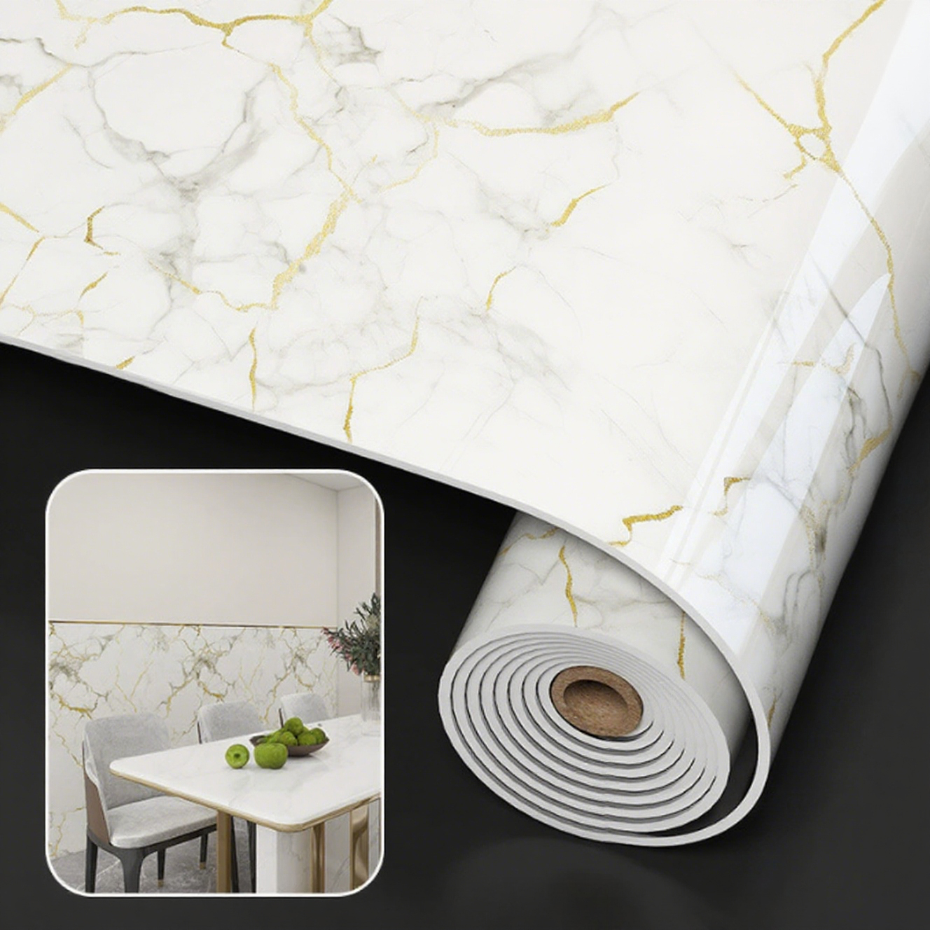 1 Roll Marble Thick Foam Imita - Craft Foam Roll incelemesi ve fiyatı
