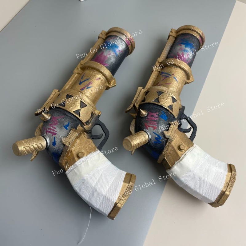 28cm/11.02in Jinx Pistol Custo - Cosplay Prop Katana incelemesi ve fiyatı