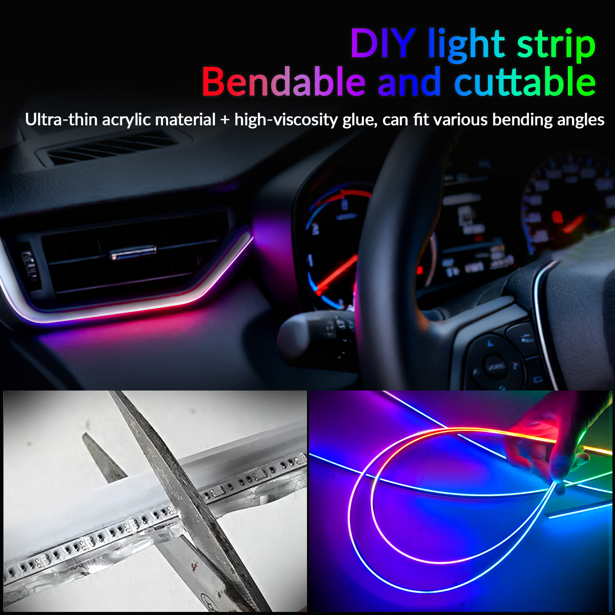 Symphony Ambient Lights Car RG - Led El Wire incelemesi ve fiyatı
