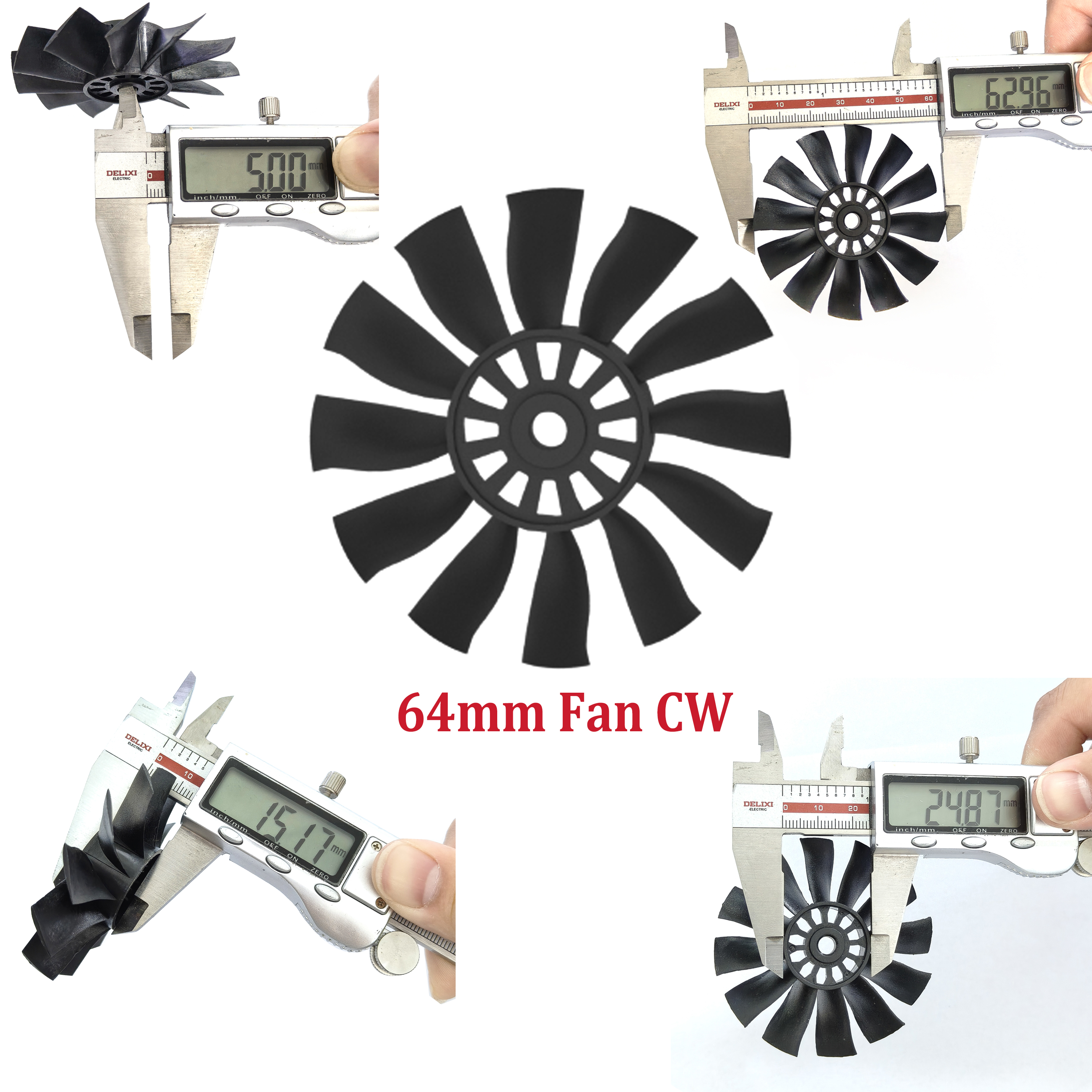 QX-MOTOR 12Blades CW CCW 70mm  - Ekko Cosplay Prop incelemesi ve fiyatı