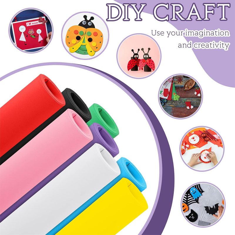 1pcs Colorful Eva Foam Sheets  - Craft Foam Roll incelemesi ve fiyatı