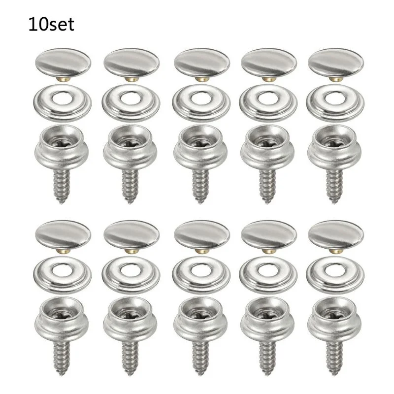 10 Sets Stainless Steel Tappin - Snap Fastener Set incelemesi ve fiyatı