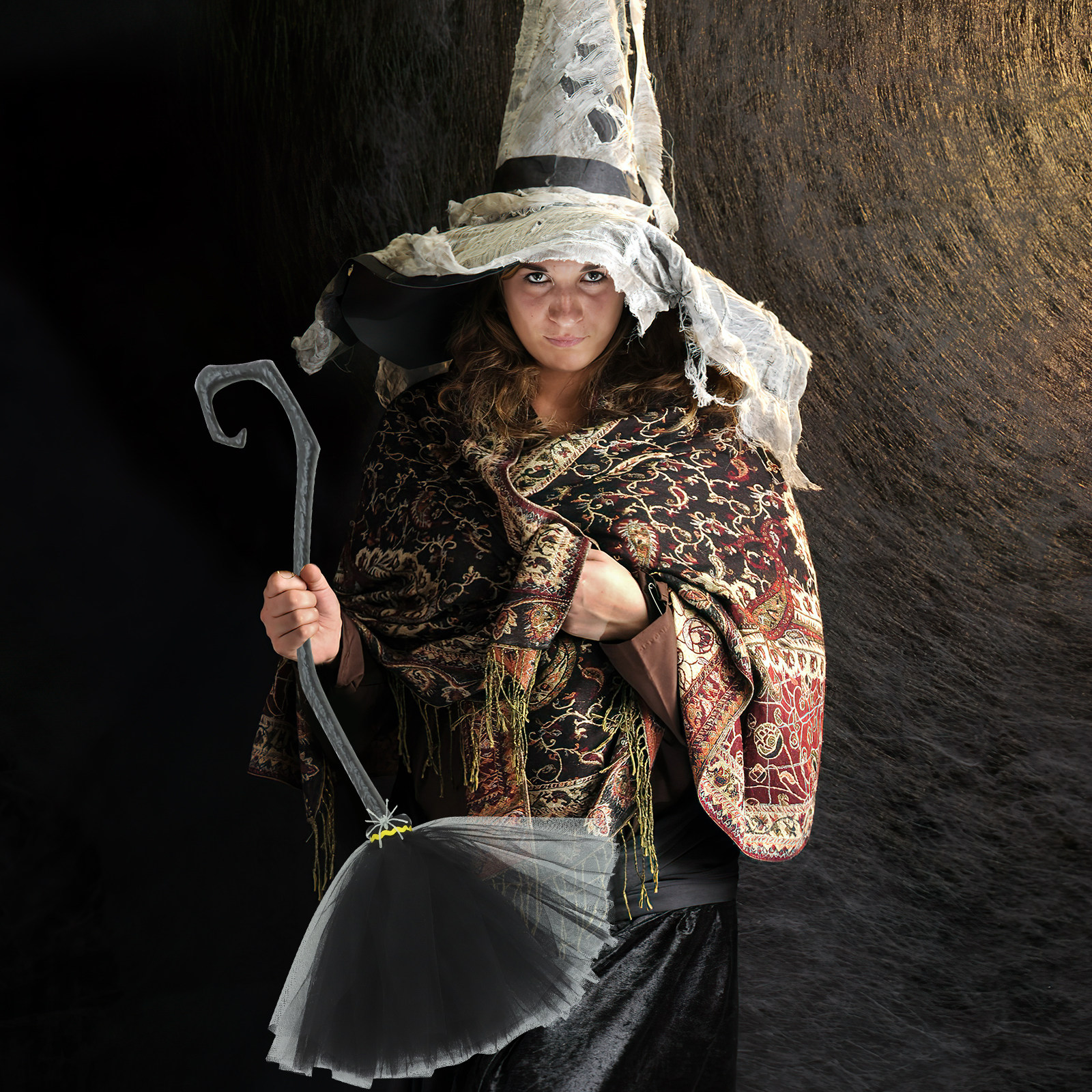 Witch Broom Halloween Plastic  - Detachable Cosplay Prop incelemesi ve fiyatı