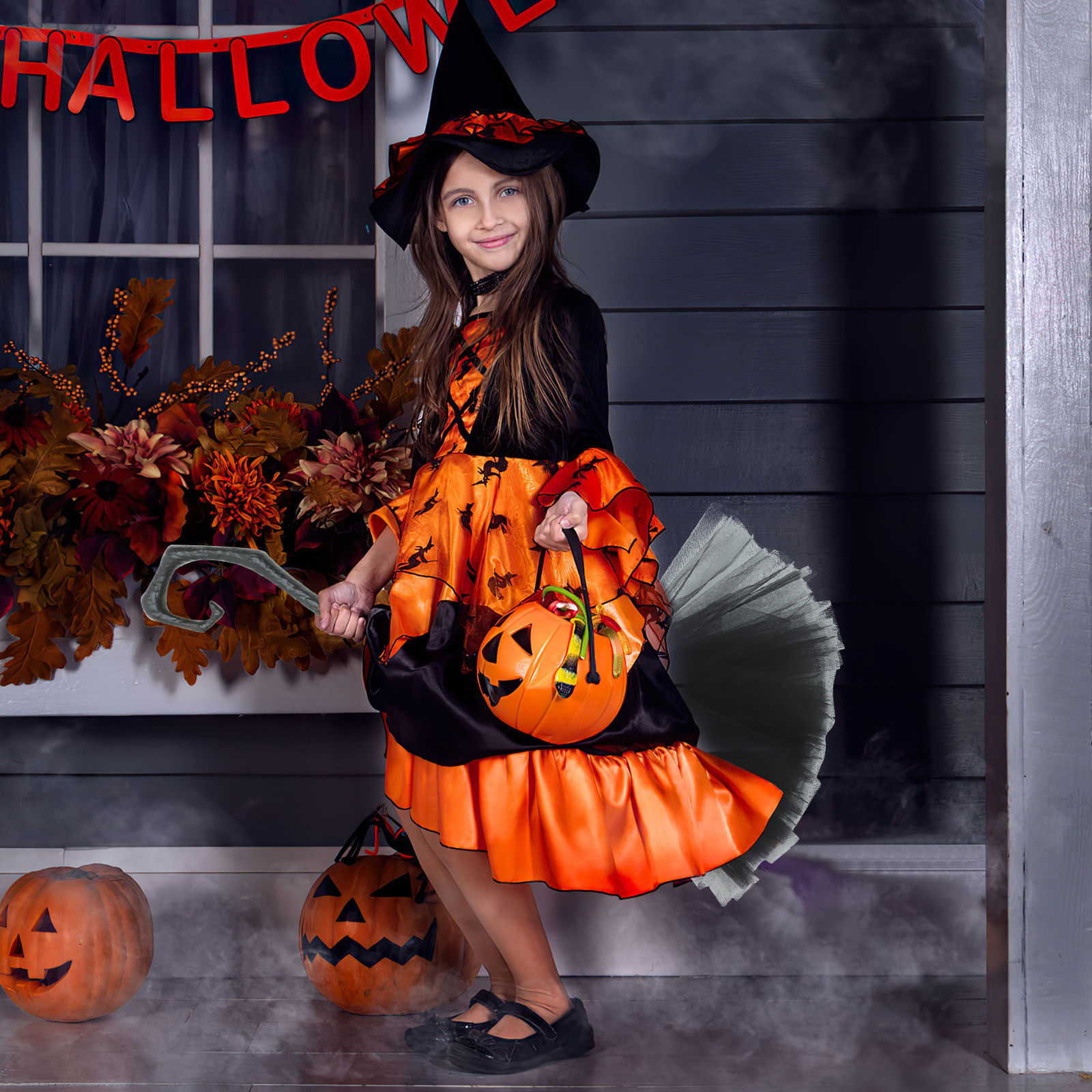Witch Broom Halloween Plastic  - Detachable Cosplay Prop incelemesi ve fiyatı
