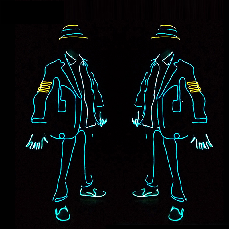 EL Wire Glowing Jazz Dance Cos - Led El Wire incelemesi ve fiyatı