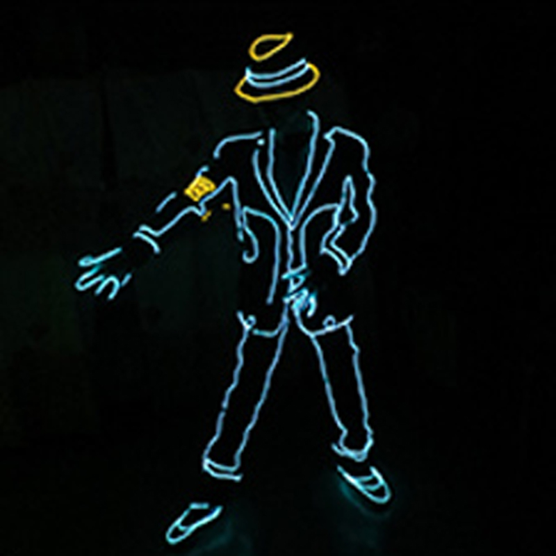 EL Wire Glowing Jazz Dance Cos - Led El Wire incelemesi ve fiyatı