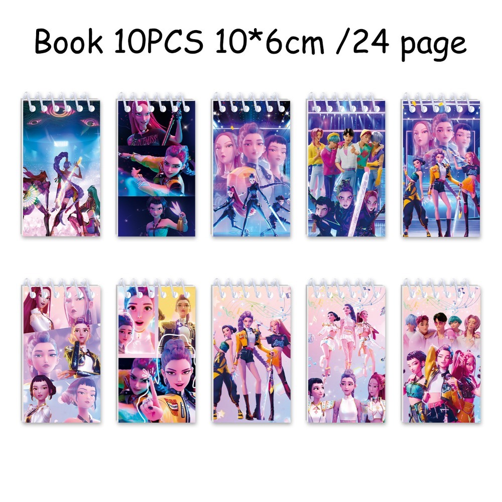 10PCS Anime Girls Group K-pop  - Cosplay Prop Pattern incelemesi ve fiyatı