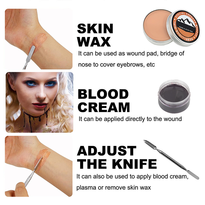 SFX Makeup Kit Scars Wax Hallo - Body Paint Sfx incelemesi ve fiyatı