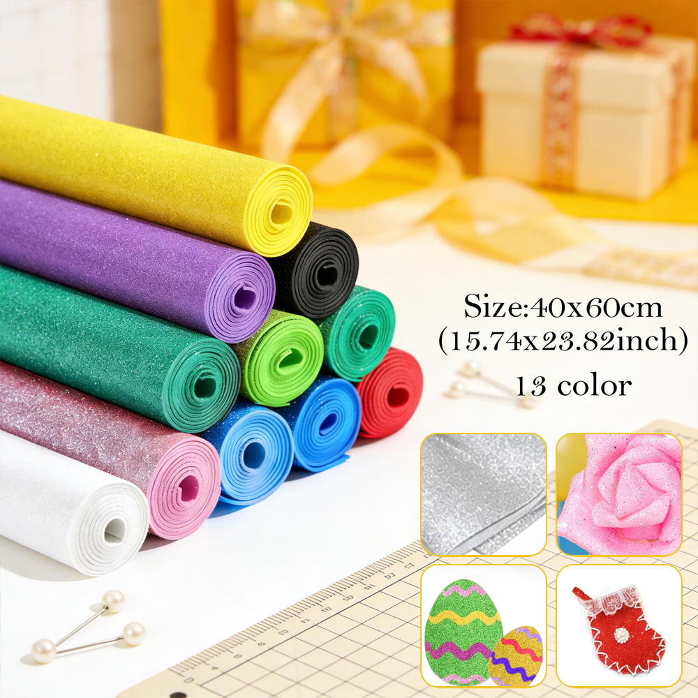 1pcs Sparkling Golds EVA Foam  - Craft Foam Roll incelemesi ve fiyatı