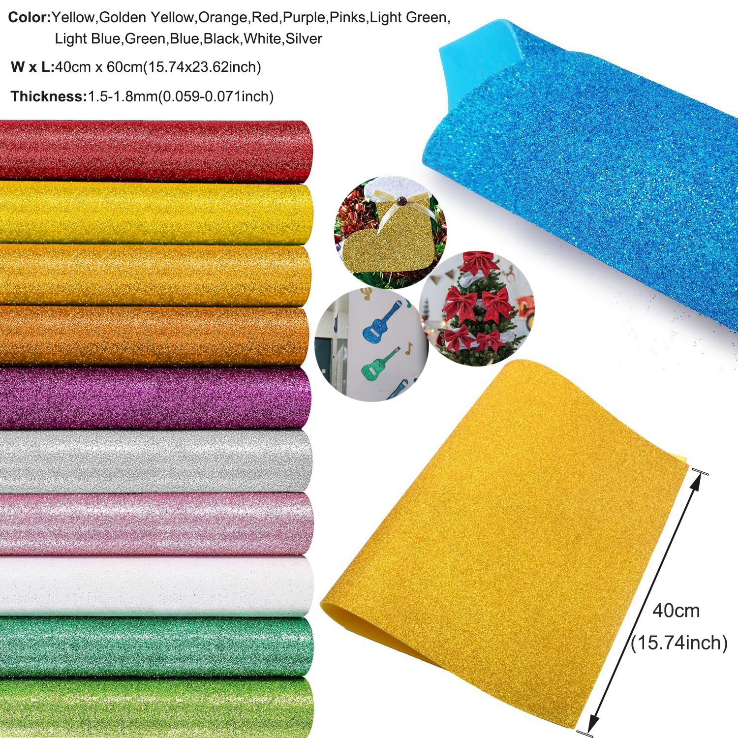 1pcs Sparkling Golds EVA Foam  - Craft Foam Roll incelemesi ve fiyatı